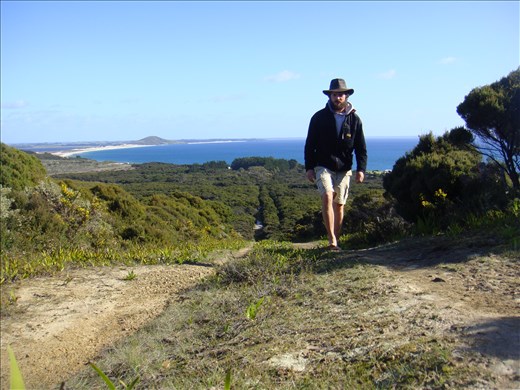 Out on a stroll, Maitai Bay, Northland.