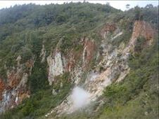 Rainbow Mountain, steam coming off it: by thomasz, Views[119]