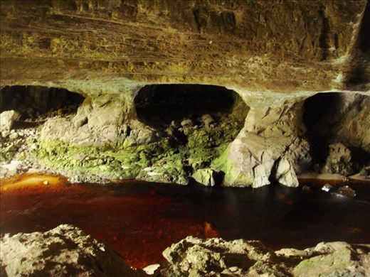 Cave systems underneath the Oparara arch