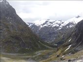 U-shaped valley, a glacier once filled it, near Gertrude Saddle, Fiordlane NP: by thomasz, Views[98]