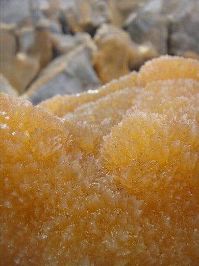 Cristals inside the boulders