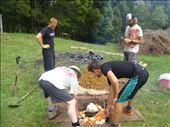 Making a hangi (ground oven), Avonstour: by thomasz, Views[195]