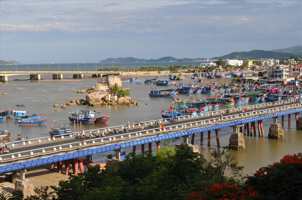 A corner of the Nha Trang coastal city, Vietnam
