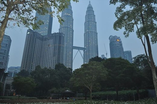 Petronas Twin Towers were taken at the every time and the every angle
