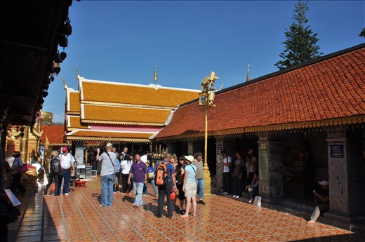 Golden Temple in Chiang Mai, ThaiLan