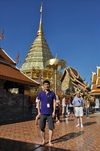Golden Temple in Chiang Mai, ThaiLan