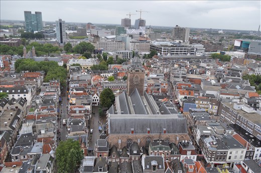 Conquering the highest church steeple Netherlands