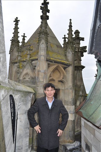 Conquering the highest church steeple Netherlands