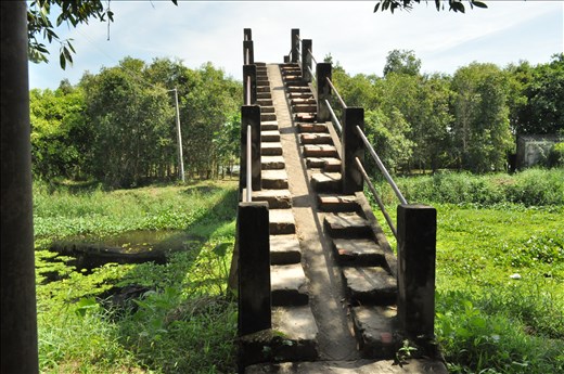 Bridge over the canal system, canal