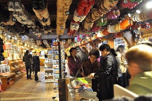 Traditional Dutch wooden clogs