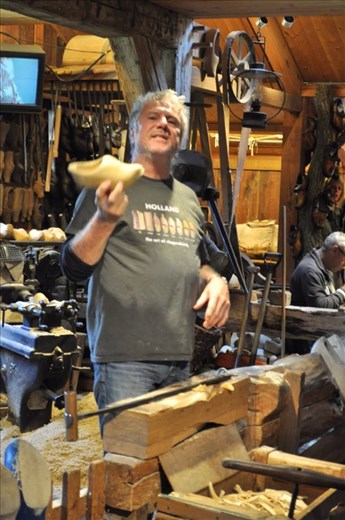 Traditional Dutch wooden clogs