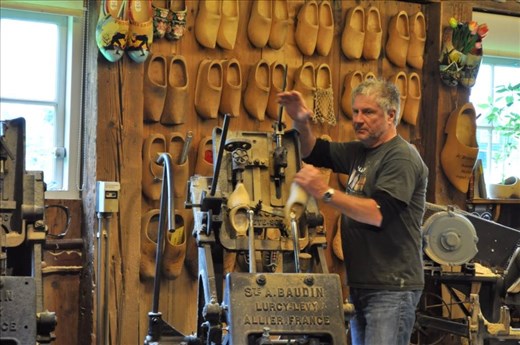 Traditional Dutch wooden clogs