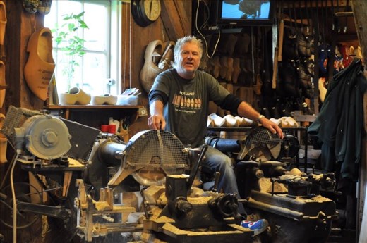 Traditional Dutch wooden clogs