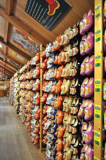 Traditional Dutch wooden clogs