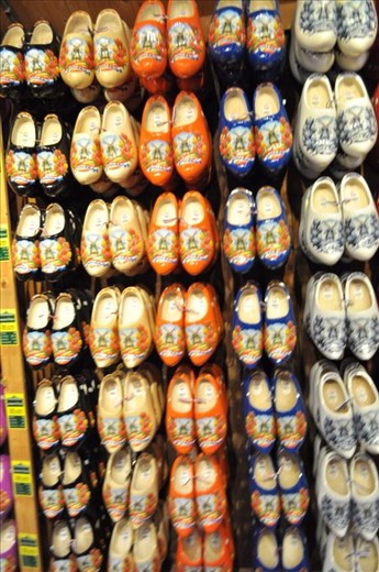Traditional Dutch wooden clogs