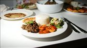 Beef Rendang served with with Telur Balado (spicy eggs), and a selection of light salads and rice.  : by tianamorgan, Views[562]