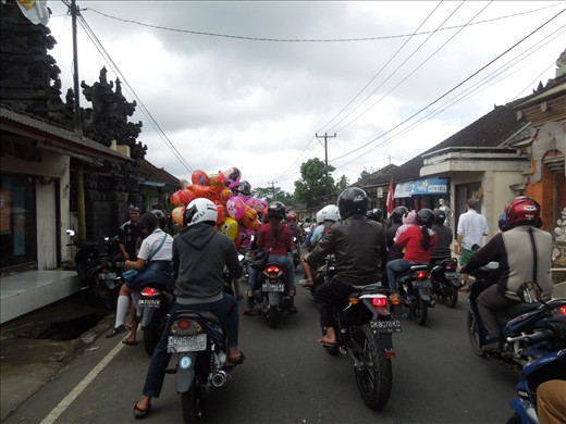 Serious scooter jam...