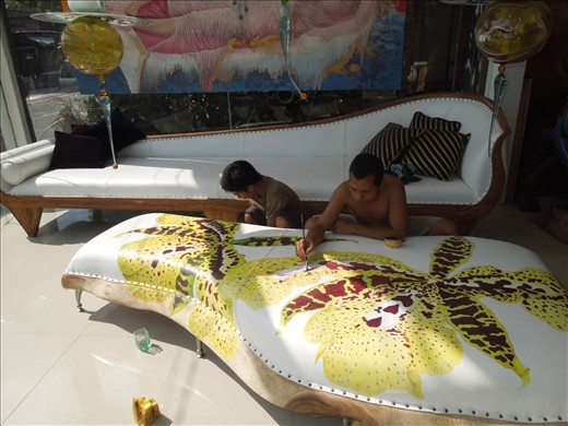 Painting furniture...