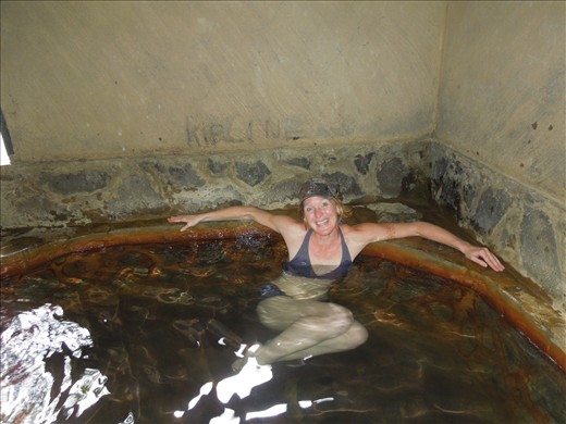 Hanging in the hot springs...