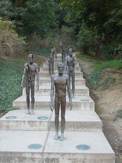 Found in a park, this sculpture represents the ending of communism.