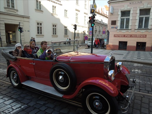 Prague's equivalent of horse carriages in Central Park.