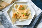Shrimp Wontons with Creamy Tom Yum Coconut Sauce: by tiffanybee, Views[214]