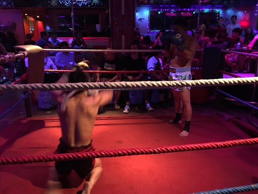 Muay Thai fighting. 
Bangkok, Thailand.