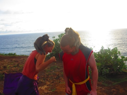 Local friends. Slightly cheeky ones!