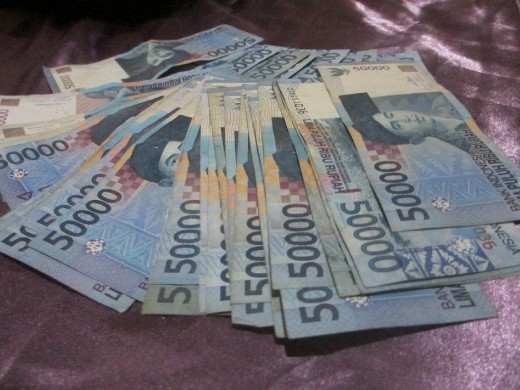 Money for the rent. A.k.a. 120e.