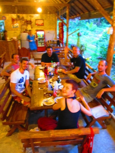 Coconut coffee dinner crew