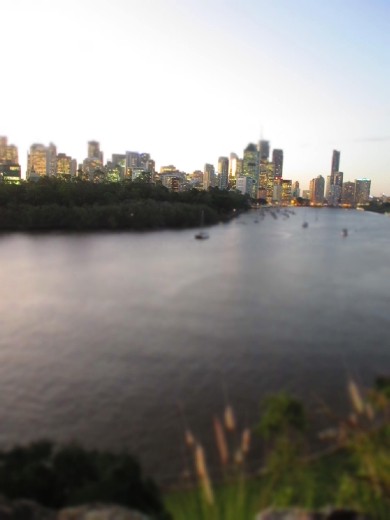 Brisbane by the river