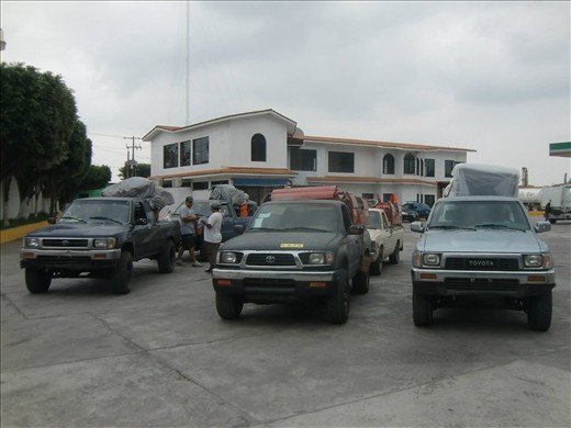 hitched a ride from guatemalan smugglers, somewhere in southern Mexico