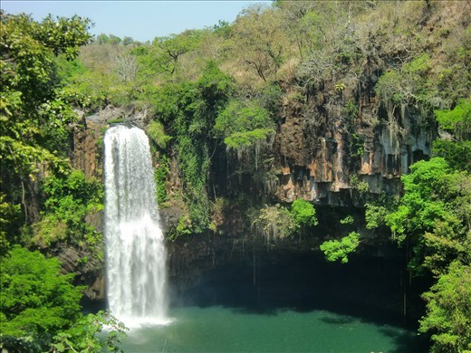 Waterfall not too far from Coatzacoalcos, Mexico