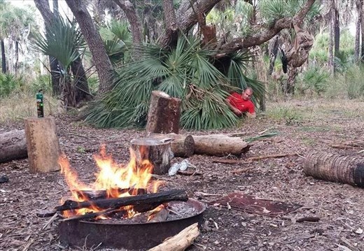 My first lean-to! Slept in it too!