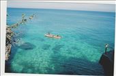Jamaican waters from the cliff side in Negril.: by tinamurty, Views[243]