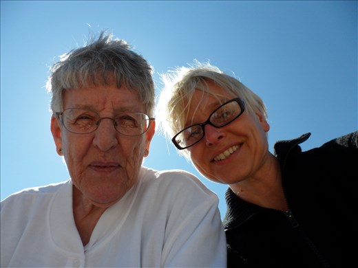 This is me and my dear Aunt Carol, my fearless travel partner through Iceland.