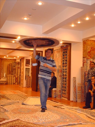 Magic Carpets Flying.  Us: sipping Turkish coffee, feeling exactly like the carpet.