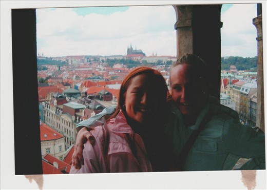 Rooftop view of Prague