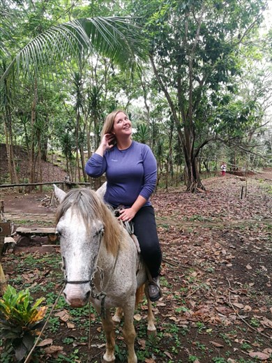 Hesten er til gengæld rimeligt færdig med mit billede-fis