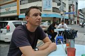 A Chinese man sat at a roadside Chinese restaurant. Oh no, sorry that's Andy!: by tjarvis, Views[209]