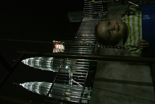 In the past, at the end of the day we'd be sitting with a cool beer admiring the sights. Now we are running after Enzo in the kiddy playground oblivious to what's behind us.