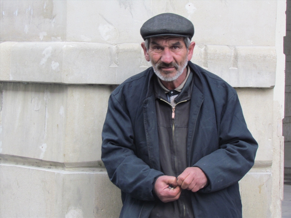 An old Azeri man at Baku´s (Azerbaijan´s capital) old city.