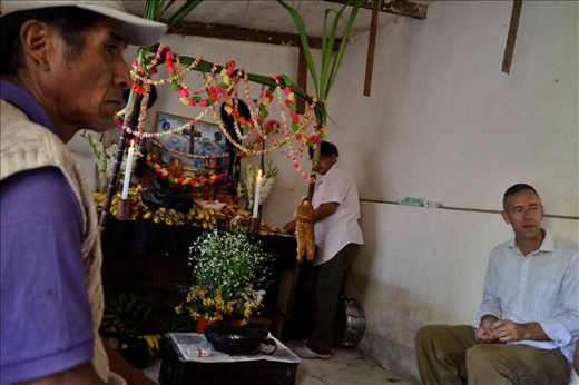 Celebration for the Deaths in Coroico. Altar for i dear recently passed
