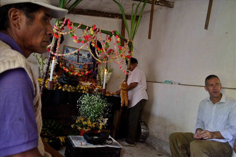 Celebration for the Deaths in Coroico. Altar for i dear recently passed