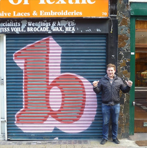 Basil learning how to spell like a big kid in Wales