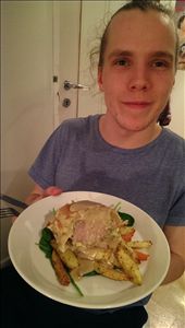 Finished dish and myself!: by tomhansen, Views[328]