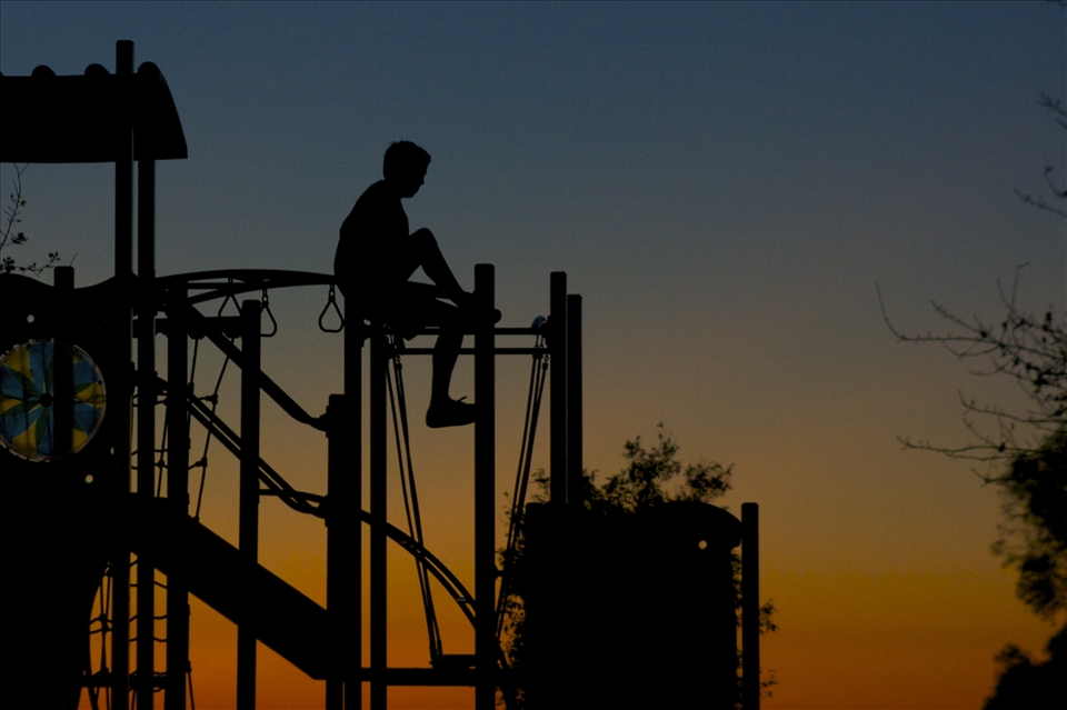 Appreciating the local scenery