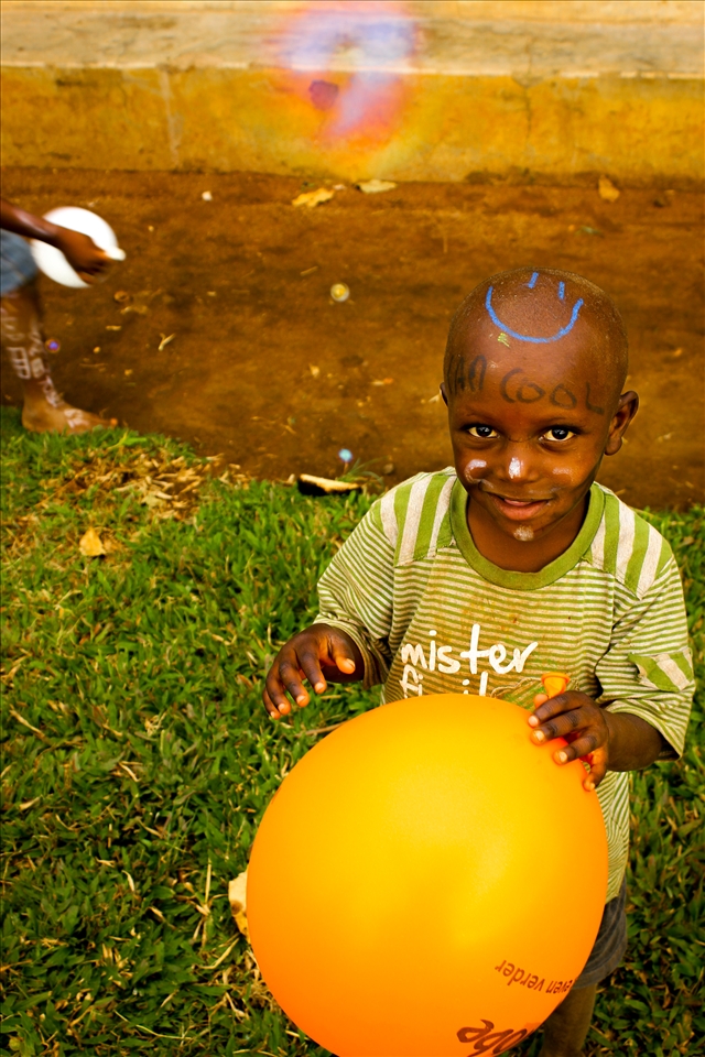 The simplicity of a balloon was enough to entertain and brighten for days.