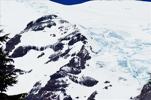 A snow capped mountain