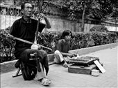 Musicians playing classic Chinese instruments along this main street of Jinan.: by tomwrightphoto, Views[309]